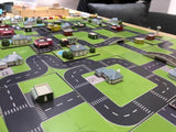 Food Chain Magnate Board Game American Street 3D Model Street Painted