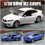 BMW M2 Coupe 1:36 Scale Model Sports Car Metal Diecast Toy Vehicle Collection Toy
