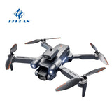 Mini quadcopter drone with 4K camera and four propellers