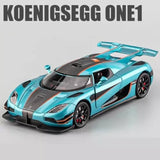 1:24 Koenigsegg ONE 1 Alloy Sports Car Model Diecasts Metal Racing Parts