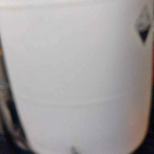 White plastic cap with smooth curved surface