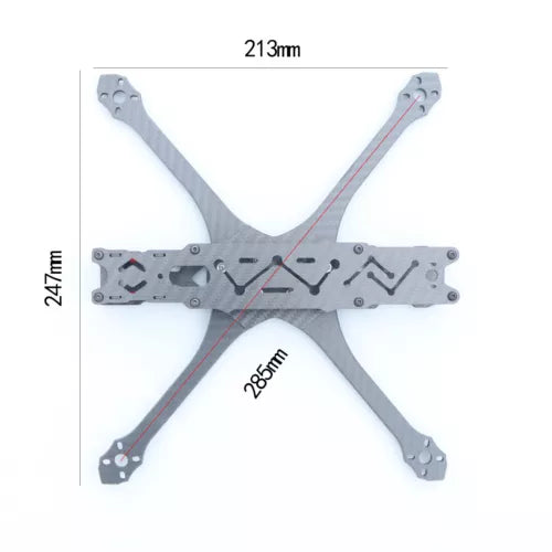 QWinOut xy-7 RC Frame kit 7inch long-range 285mm crossing machine drone rack Drone