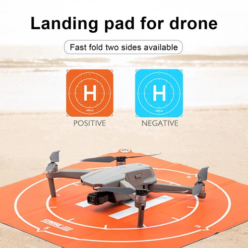 Universal 50CM Orange + Blue Double Sided small or medium-sized Drone Apron Drone