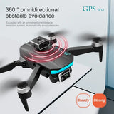 Drones Quadcopter 5G 4K GPS Drone X Pro w/ HD Dual Camera WiFi FPV Foldable RC Drone