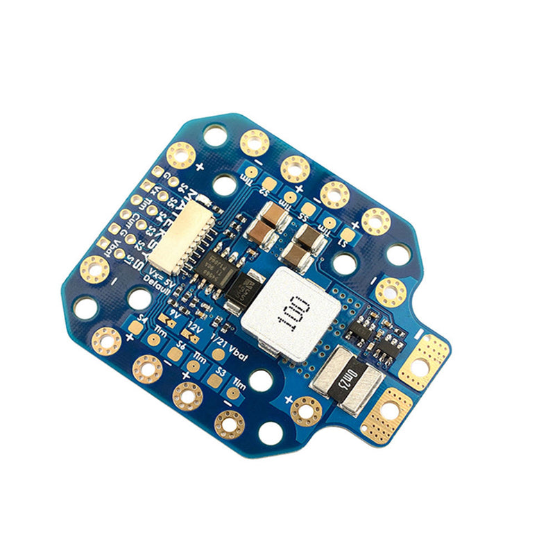 Air speed sensor PCB module with mounting holes and electronic components