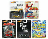 2021 Hot Wheels 1/64 Retro Entertainment F Case 5 Car Set, Diecast DMC55-957F Toy
