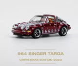 Pop Race Porsche 964 Singer Targa 911 - 2023 Christmas 1:64 Diecast Car PR640083 Toy