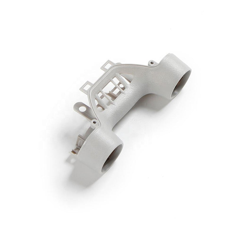 Light gray drone body shell cover replacement part with cutouts and mounting holes