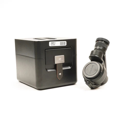 DJI Zenmuse X5S camera module with mount and cylindrical lens housing