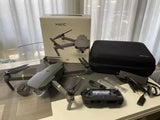 DJI Mavic Pro drone with controller, batteries, propellers and carrying case
