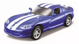 Maisto Dodge Viper GTS Blue 1:36 1:43 Scale 4.5 Inch Diecast Model Car Toy