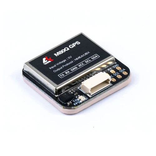 GPS module PCB with M80Q label and pin header connector