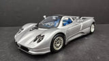 MOTORMAX Pagani Zonda C12 silver diecast car model (1/18)
