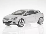 Opel Astra J GTC mineral white diecast model car 4300865 Motorart 1:43 Parts