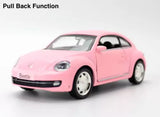 ZD MKD 1:36 Pink 2012 Beetle Sports Classic Model Diecast Toy Metal Car BN Toy