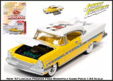 Johnny Lightning '57 Lincoln Monopoly Premier Free Token 1:64th Diecast Car C002 Toy