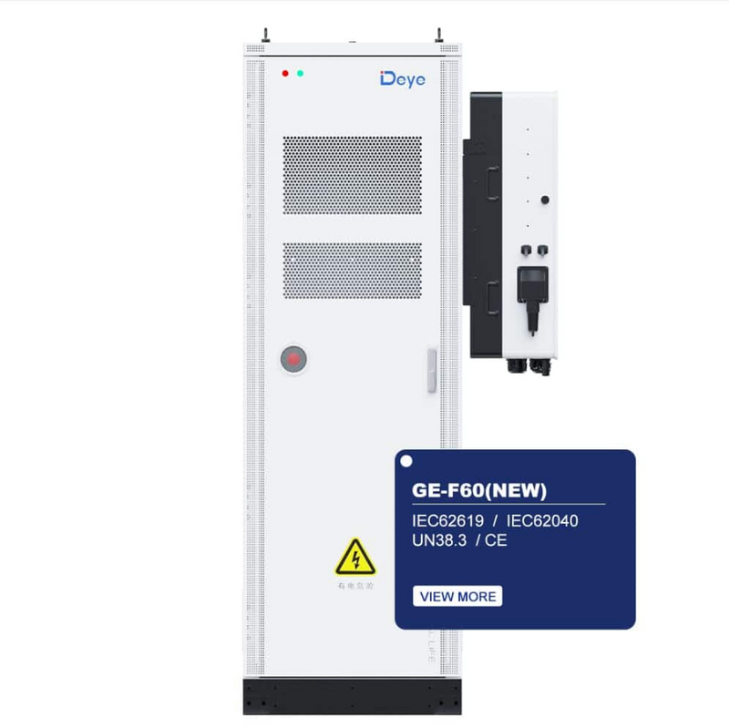 Deye GE-F60 All In One ESS High Voltage Energy Storage Battery With Hybrid Inverter And BMS For Commercial And Industrial Use Drone