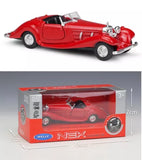 WELLY 1:36 Benz 1936 500K Alloy Diecast Vehicle Sports Car MODEL TOY Collection Toy