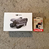 DJI Air 3 Drone ? Open Box Never Used + 256GB Micro SD! Channelview TX Drone