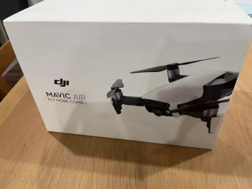 DJI Mavic Air Fly More Combo drone box with drone illustration
