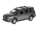 Infinity QX80 Metal Model Diecast Car Scale, Collectible Toy Cars, grey, 1/36 Toy