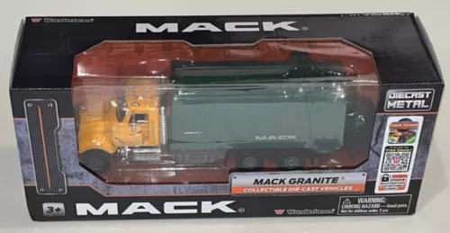 MACK Granite diecast garbage truck model in box