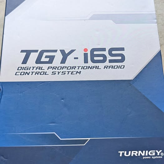 Turnigy TGY-i6S digital proportional radio control system box, printed front label