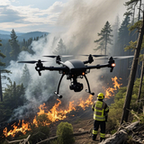 Portable High-Definition Camera Quadcopter Drone 10km Range Plastic On-Board Video for Beginners and Novices