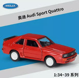 Welly 1:36 Audi Sport Quattro Diecast Metal Pullback Model Car New in Box Toy