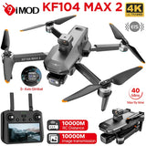 KF104 MAX 4K HD GPS 3-Axis Gimbal Anti Shake 6KM Quadcopter Foldable RC Drone Drone