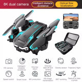 3 Batteries Drone S6 Pro 8K HD Selfie Camera WIFI FPV GPS Foldable RC Quadcopter Drone