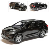 Kia Sorento Prime Metal Model Diecast Car Scale, Collectible Toy Car, Black 1/36 Toy