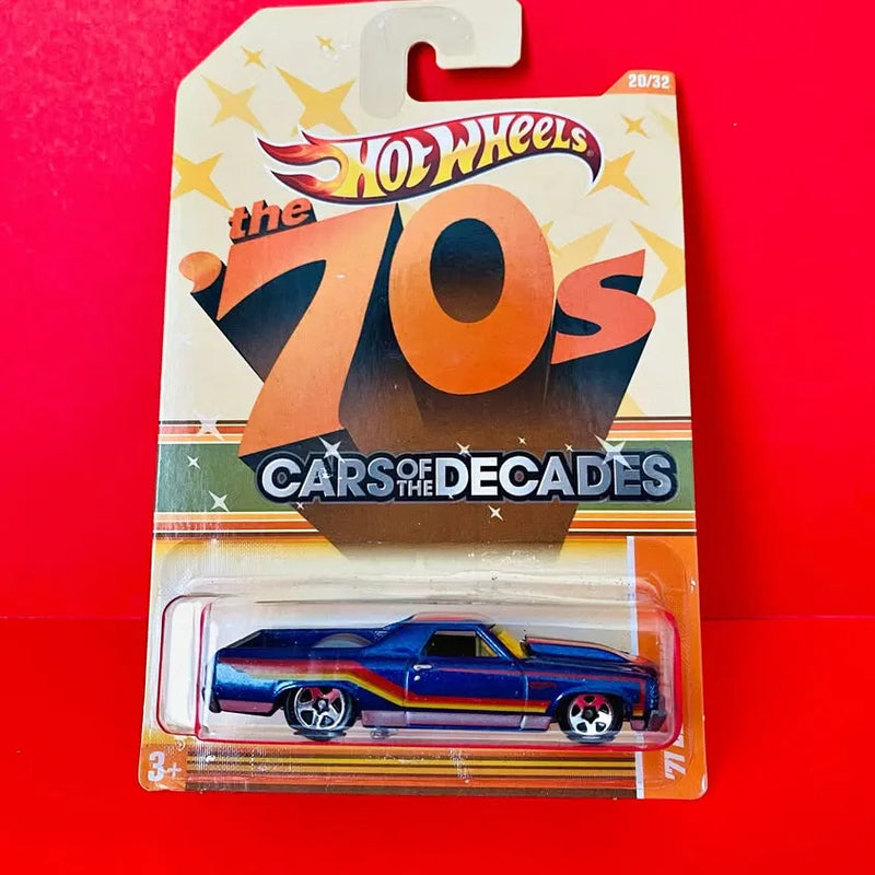 Hot Wheels Cars of the Decades diecast car in blister pack