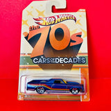 Blue Red & Yellow 1971 El Camino Car Hot Wheels The 70's Cars Of The Decades Diecast 20/32 Ships to you