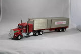 Shinsei Mini Power Kenworth Parts Truck Van Trailer Red Silver 1:64 Diecast Parts
