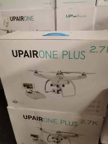 UPAIRONE PLUS 2.7K quadcopter drone box with drone graphic