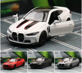 BMW M4 CSL 1:36 Scale Model Car Alloy Metal Diecast Toy Vehicle Gift Collection Toy