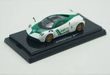 Kyosho 1/64 Scale Pagani Huayra Zonda Dubai Police Auto Car Diecast Model Toy Parts
