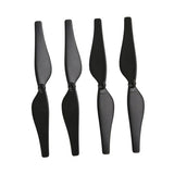 Black drone propeller blades, four-piece set