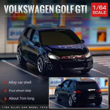 CR MKD 1:64 Black Golf GTI Hatchback Racing Sport Model Toy Diecast Metal Car Toy