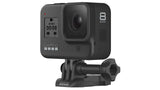 GoPro HERO8 Black action camera with mounting base