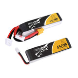 ACE Tattu 450mAh 75C 7.4V 11.1V 14.8V 2S 3S 4S With XT30 Plug Lipo Battery for Mini Drone Racing Quadcopter Dron UAV RC Car FPV Drone