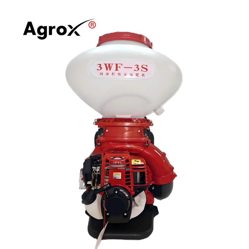Agrox 3WF-3S red and white backpack mist blower sprayer