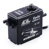 RC brushless servo steering gear for helicopter swashplate, black metal housing