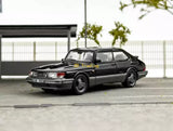 ZD Tarmac 1:64 Black SAAB 900 Turbo Hatchback Sports Model Diecast Metal Car BN Toy