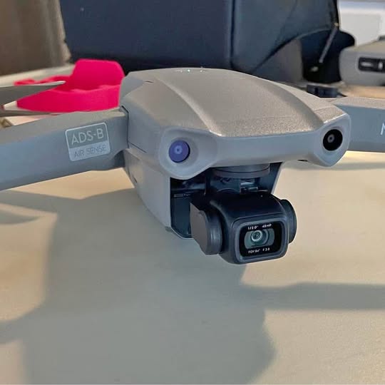 Dji Mavic Air 2 drone with front camera gimbal, gray body