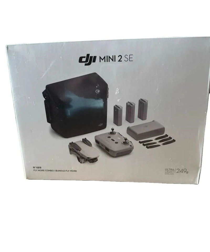 DJI Mini 2 SE drone kit with controller and propeller accessories