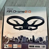 Parrot AR.Drone 2.0 quadcopter drone box packaging
