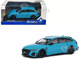2022 AUDI ABT RS 6-R MIAMI BLUE 1/43 DIECAST MODEL CAR BY SOLIDO S4310707 Parts