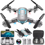Drone with Camera - Foldable Drone for Begniners with 1080P FPV Camera, Upgrade Drone